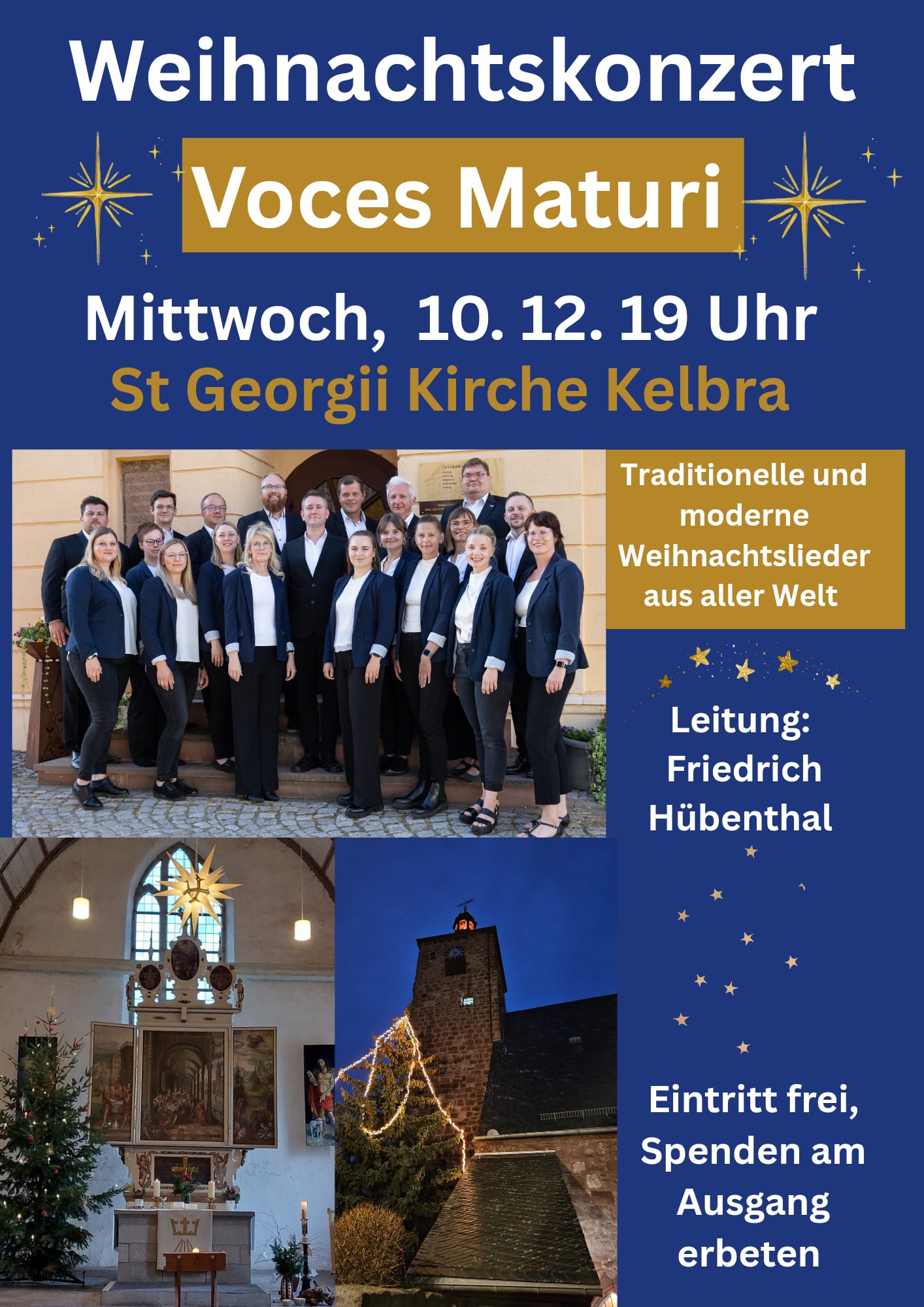 Weihnachtskonzert Voces Maturi