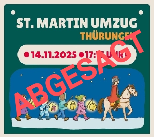 !!! St. Martini-Umzug durch Thürungen - Abgesagt!!!