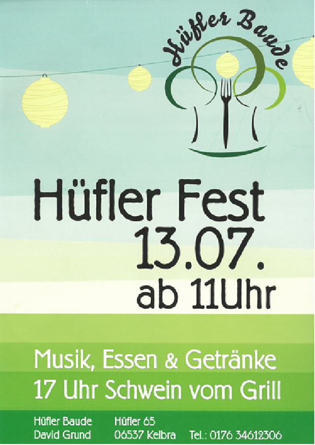 Hüfler Fest in der Hüflerbaude